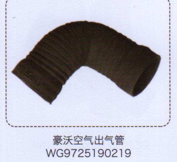 WG9725190219,豪沃空氣出氣管,濟南泉信汽配