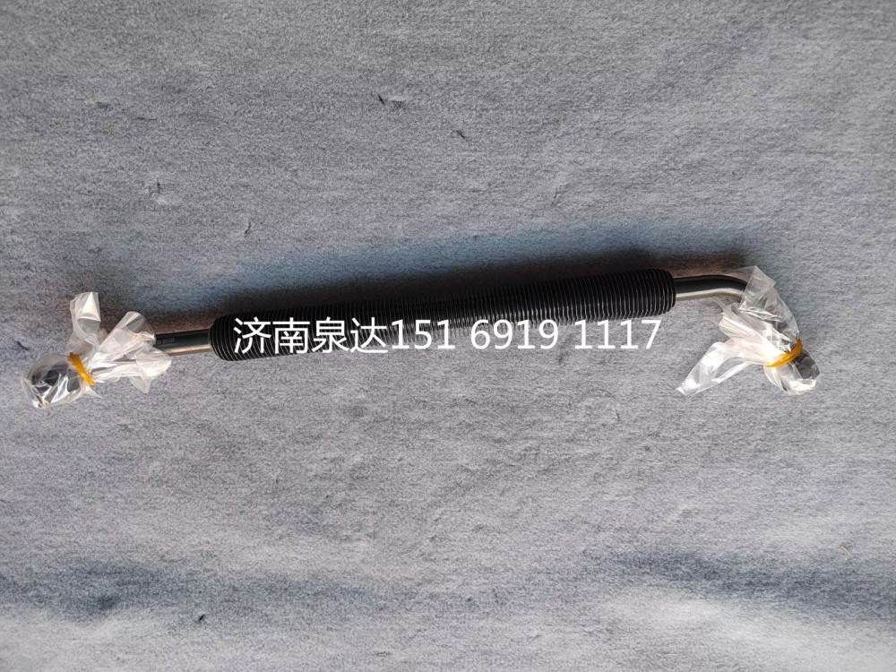 WG9725472060,壓油鋼管總成（帶散熱片）,濟(jì)南泉達(dá)汽配有限公司