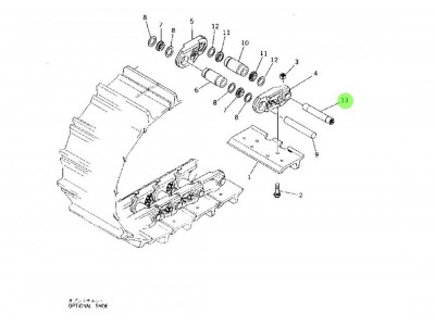 176-32-11191  履帶板主銷,Main sales of track plates,濟(jì)南向前汽車配件有限公司
