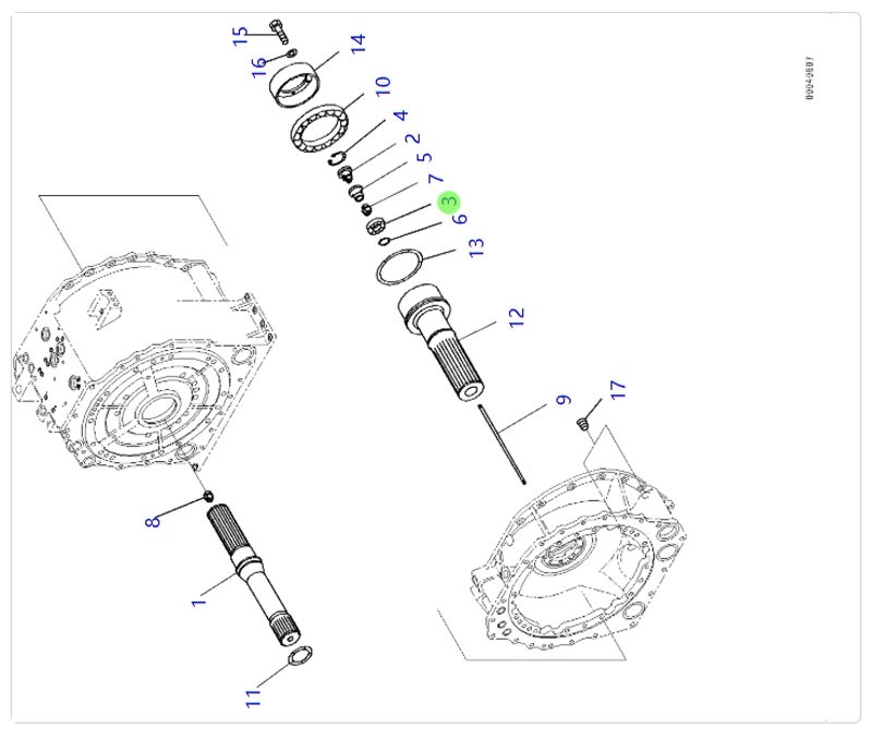 06000-06207 軸承,Bearings,濟(jì)南向前汽車配件有限公司